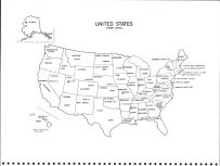 United States Map, Mitchell County 1977